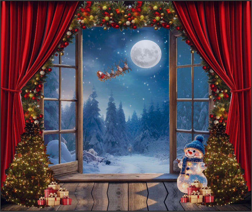 Fondo Navideño 3D + 2 Regalos Exclusivos