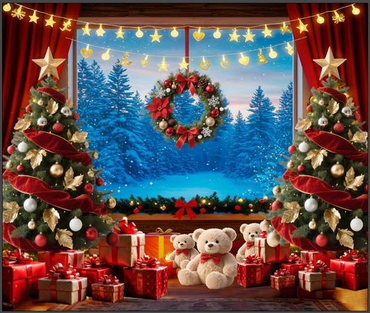 Fondo Navideño 3D + 2 Regalos Exclusivos