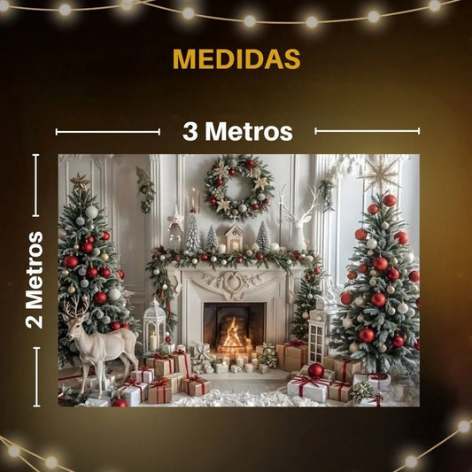 Fondo Navideño 3D + 2 Regalos Exclusivos - Mi tienda